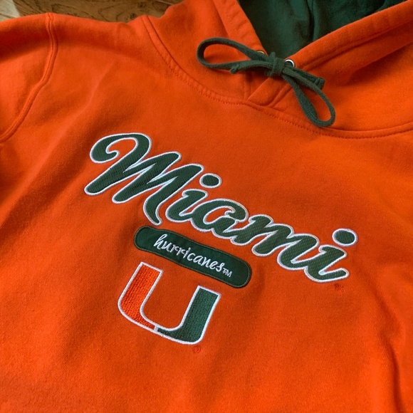 Vintage Miami Hurricanes U Hoodie - Picture 2 of 5